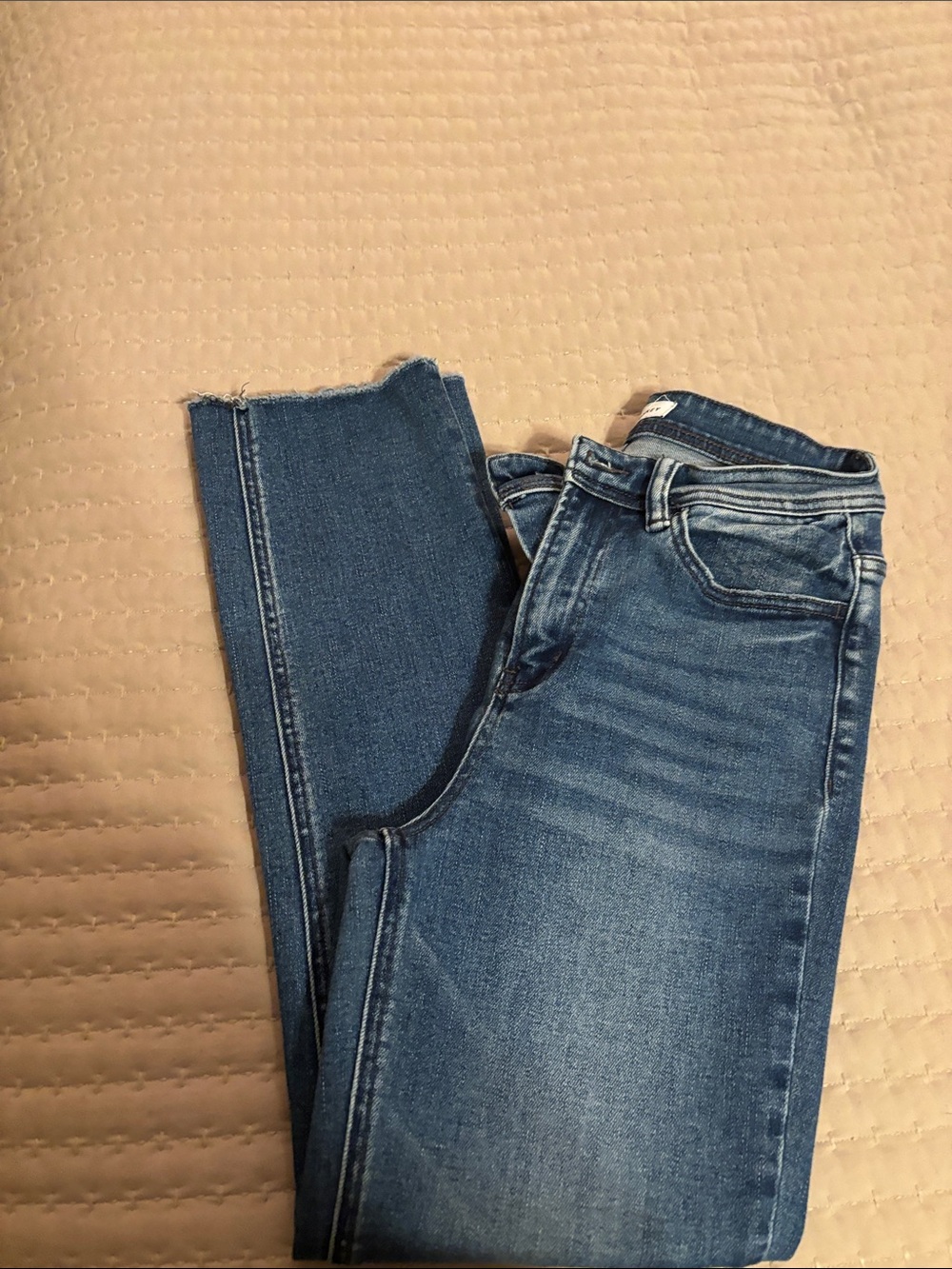 Flying Monkey Mid-Rise Blue Skinny cropped Jeans